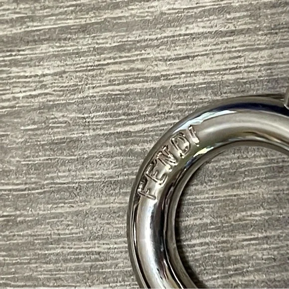 Fendi Blue and Black Fur Monster Purse Charm - Picture 3 of 5